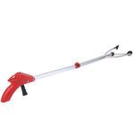 AGarbage Picker Folding Trash Grabber For Garden Leaves Waste Pick Up(Red
