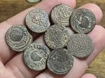 RARE 1600s Ardite Spanish Colonial Old Coin Barcelona Mint Pirate Era 1 Coin
