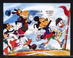Anguilla 1984 Disney Olympics Scott# 568a RARE Imperforate Souvenir Sheet Mint