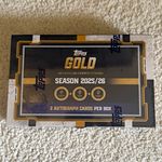 Topps Gold UEFA Club Competitions 2025/26 Box 40 Football Cards Parallel