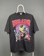 Tasmanian Devil Rebel-Rider Vintage T-Shirt 1992 Size L