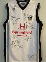 Newcastle Eagles Signed Jersey 2005/06 – Fab Flournoy, TJ Walker, Clean Sweep Yr