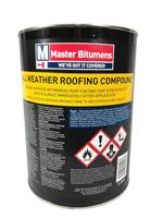Bitumen Roof Coating Paint for Roofs Waterproof All weather Roofing Compound 5L