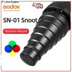 GODOX SN-01 Bowens Snoot Studio Flash Light Fitting for DE300 SK400