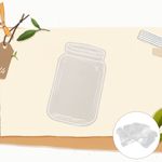  20 Pcs Dried Flower Bookmarks Bottle Clear Pressed Floral Markers