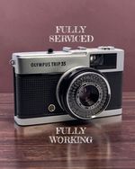 Olympus Trip 35 Vintage 35mm Film Camera - Serviced & Working 100%