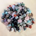 Mixed Crystal Tumblestones 1kg Mystery Bulk Lot Assorted Polished Gemstones