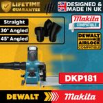 DeWalt AirLock to Makita DKP181 Brushless Planer Dust Extraction Port Adapter