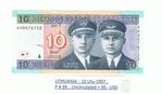 Lithuania - 10 Litu 2007 P#68 UNC!