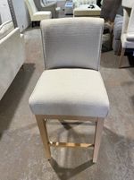 NEXT UPHOLSTERED BAR CHAIR IN NATURAL FABRIC- FREE UK MAINLAND DELIVERY
