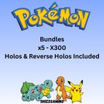  Pokemon Cards Bundle! Joblot 5x - 300x Cards-100% Genuine UK Cards/UK Seller