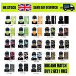 NEW Bandanas Neck Tube Adult Child Neck Gaiter Tube Scarf Snood Warmer 