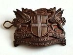 Original WW1 City of London Volunteer Corps Cap Badge - VTC Home Defense