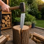 Heavy-Duty Log Splitting Wedge � Durable Wood Grenade Kindling Tool, 1.5�2.5kg