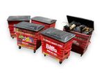 Model Railway 'Biffa' Waste Bins - Custom - OO gauge