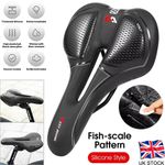 WEST BIKING Comfort Soft Padded MTB Road Bicycle Bike Gel Saddle Seat Cushion UK