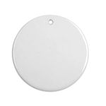 Ceramic Sublimation Christmas Decorations Blanks Round/Star/Heart - 1/25/50/100