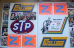 Formula 1 Speedway Sticker Multi Sticker on A White Folder Vintage (Unique)