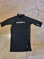 Gul Into The Water Recore Rash Vest Ladies Size Small Upf 40 + Black Excellent