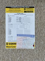 Ticket And Scorecard England V Australia 6th August 1993 Edgbaston