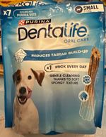 Purina Dentalife Dental Sticks x7 for Small Adult Dogs 7–12kg Tartar 4 pack 28