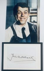 Julian Holloway English Actor, 1944 - 2025 ,Original 10 x 8 Signature Piece