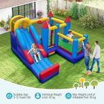 Inflatable Bounce Castle with Climbing Wall (Without Blower)