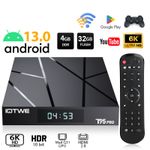 2025 New T95Pro Android 13.0 TV Box 4+128GB Quad Core 6K HDR Media Player WIFI