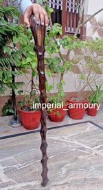 Irish Custom Made Blackthorn Walking Stick, Cane Wooden. Walking Stick Cane
