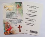 GUARDIAN ANGEL LAMINATED PRAYER CARD ~ RELIGIOUS GIFT