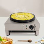 2.8KW Commercial Electric Crepe Maker Non Stick Large Pancake Griddle Machine UK