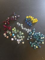 Approx 200 Genuine Swarvoski Bicone Crystal Beads Mix Of 6mm & 8mm