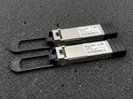 2x Brocade 128G SW4 QSFP28 FC Multi-Mode Transceiver 57-1000331-01 Pair 100m OM4