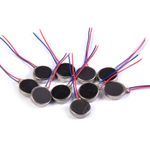 10/20pcs DC 3V Pager Mobile Cell Phone Coin Flat Vibrating Vibration Micro Motor