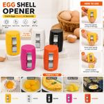 Hard Boiled Egg Opener Shell Remover Tool Easy Egg Cracker Cutter Kitchen