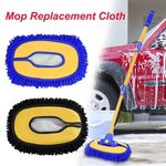 27cm Car Wash Mop Head Chenille Replacement Cloth Heavy Duty Reusable