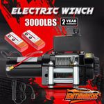 ELECTRIC WINCH 3000lb WIRE ROPE 12v - ATV / BOAT / TRAILER WINCH - *THE BEST*