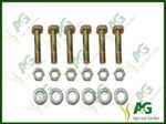Rear Wheel Rim Bolt Set suits Massey Ferguson Case I/H Teat Type Set Of 6