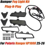 For 2025+ Polaris Ranger XP1000 Front Bumper DRL Accent Light w/ Wiring Harness