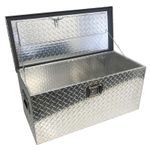 Trailer Truck Aluminium Lockable Tool Box Chest Locker Storage 32” x 14” x 14”