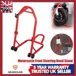 ​​Universal Motorcycle Front Headstock Stand Steering Tube Paddock Stand UK