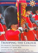 Trooping The Colour 2026 Official Programme King Charles III Birthday Parade