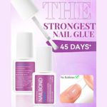 🔥EXTRA STRONG NAIL GLUE 🔥BRUSH-ON FOR  ACRYLIC TIPS PRESS-ON FIX BROKEN NAILS