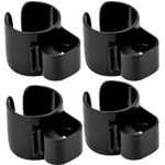 4 x Showgear 35mm Cable Lead Tidy Clips for Speaker Stand Pole ABS Cable Clamp