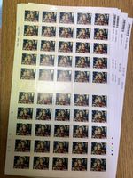 Genuine sheets of 50 x 1st class large at 60% of face value MINT