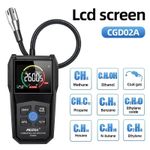 Combustible Gas Detector Analyzer 50000 PPM 100% LEL LCD Sound Light Alarm Leak