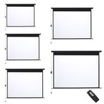 72/84/100/120" 4:3 16:9 Electric Motorised / Manual Pull-Down Projector Screen