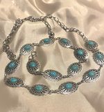 Silver Chain Belt with Stones 65cm to 110 cm (XS–XL) – Women’s Fashion