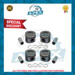 FORD TRANSIT 2.2 FWD RWD EURO 5 PISTON WITH RINGS P22DTE X 4 - 0.50 OVERSIZE