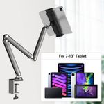 360° Adjustable Folding Tablet Stand Foldable Arm Holder Mount For iPad 7-13"